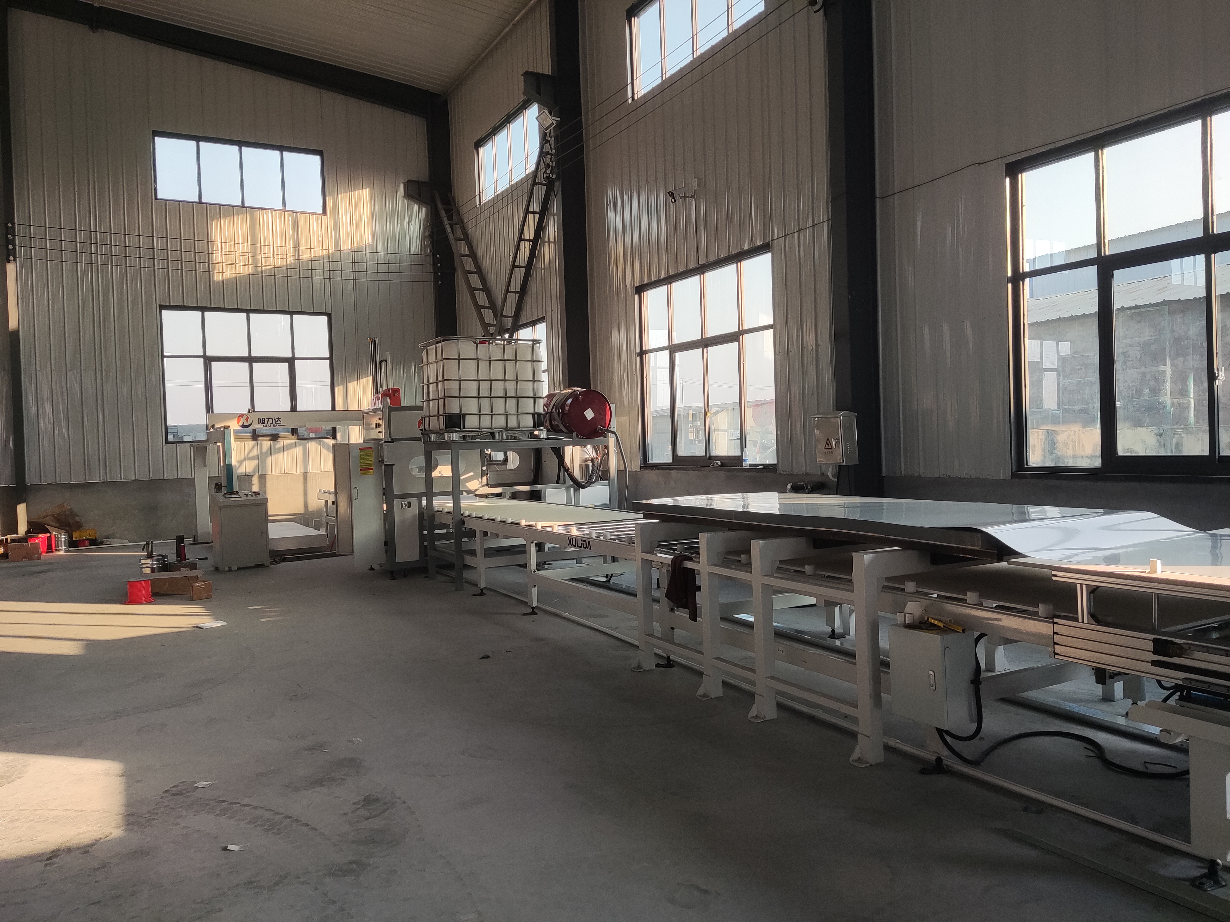 What is a panel lamination production line?